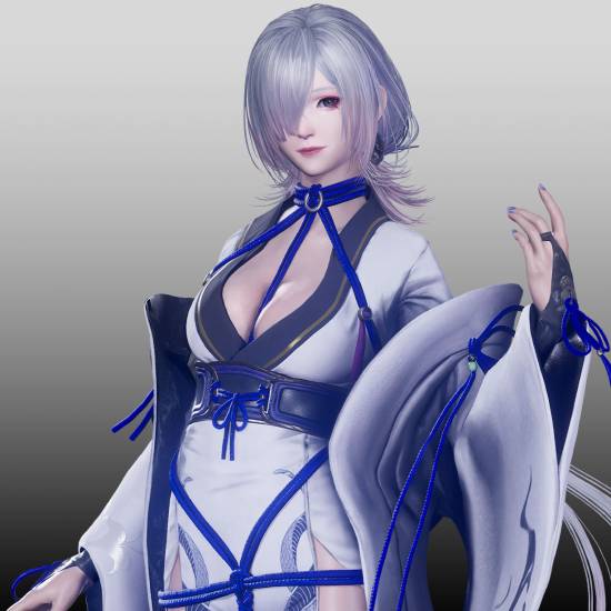 《忍者龙剑传4》官方放出绝美巫女濑织画面！喜欢白毛制服的玩家看过来！