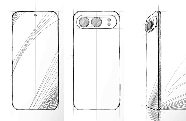 荣耀500系列线稿首次曝光：轻薄机身设计对标iPhoneAir
