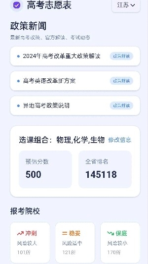 低分志愿填报图4