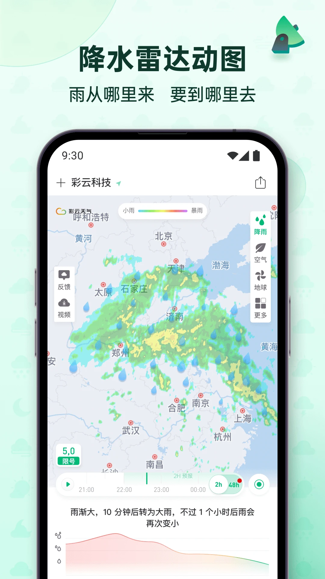 彩云天气免费版图4
