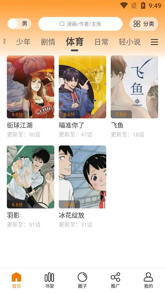 68漫画免费版