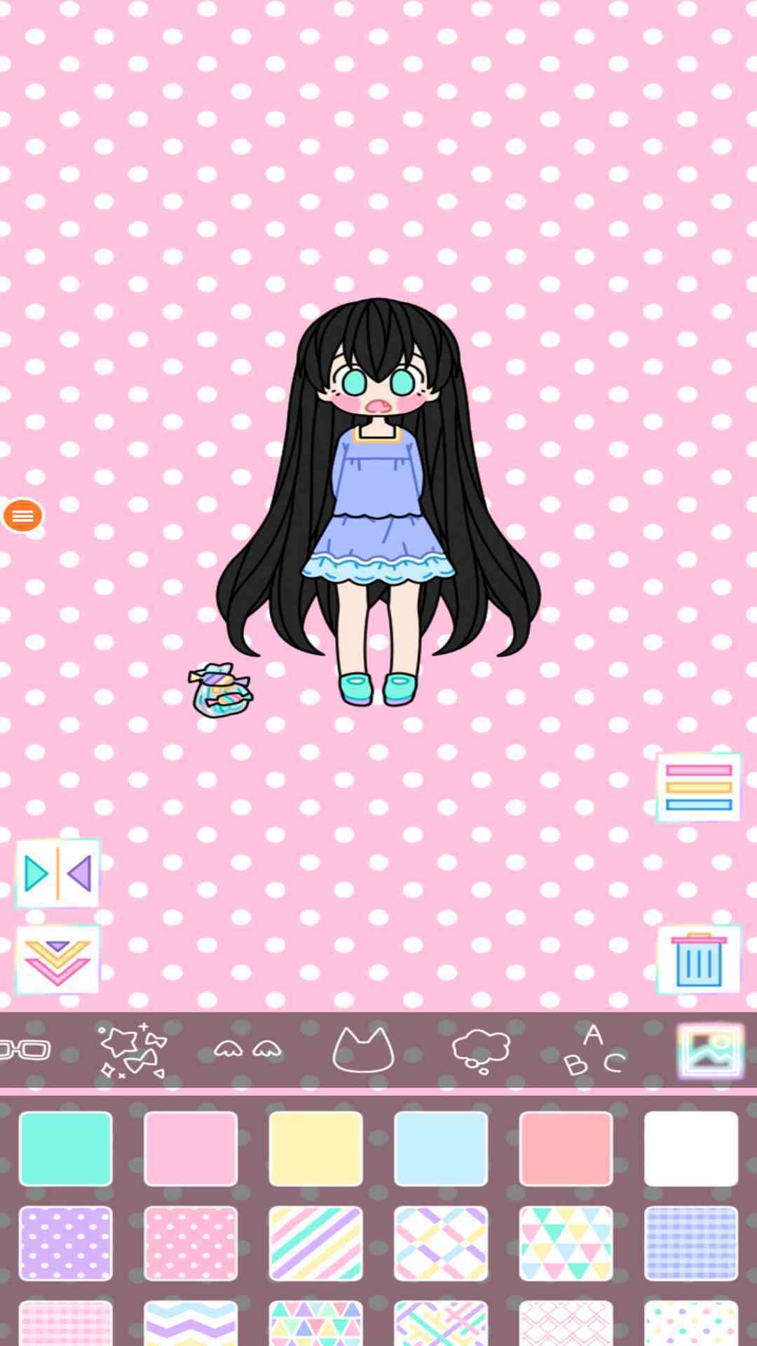 粉彩少女图1
