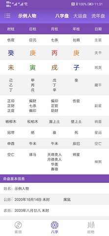 紫微斗数生辰八字图3
