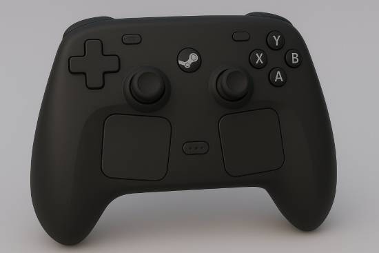 下一代Steam手柄是这个样子？渲染图呈现了双触控板的设计
