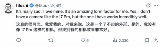 上市仅一个月的iPhoneAir遇冷滞销！库克无奈削减生产线