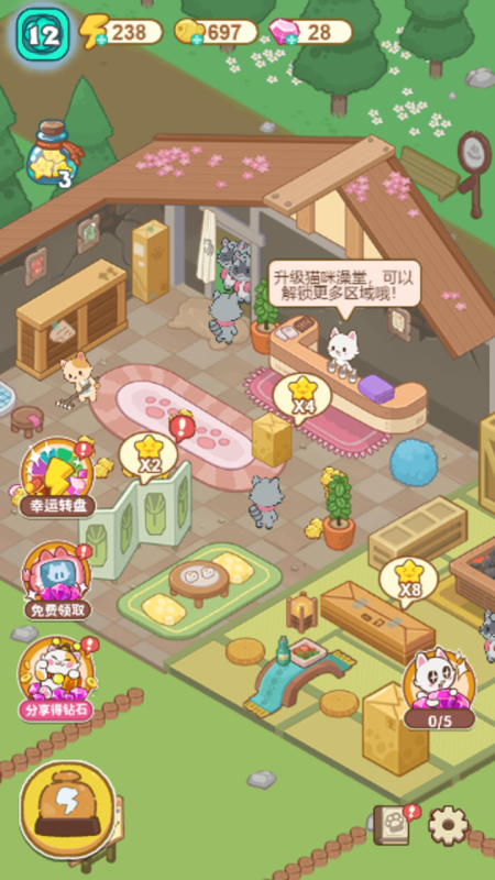 猫咪澡堂(1)