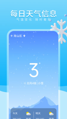 放晴天气