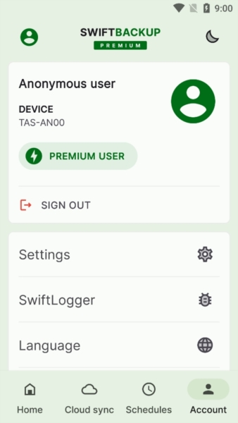 SwiftBackup