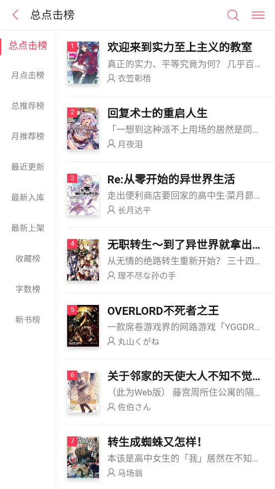 哔哩轻小说手机版截图4