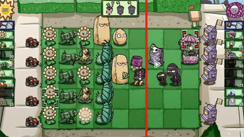 宅宅萝卜植物大战僵尸双人版1