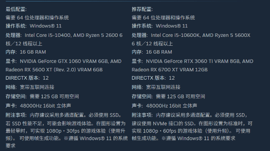 《仁王3》PC版配置要求已公布：最低配置需要RTX1060显卡