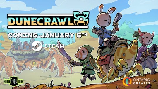 《DuneCrawl》将于2026年1月正式上线合作机甲动作冒险游戏