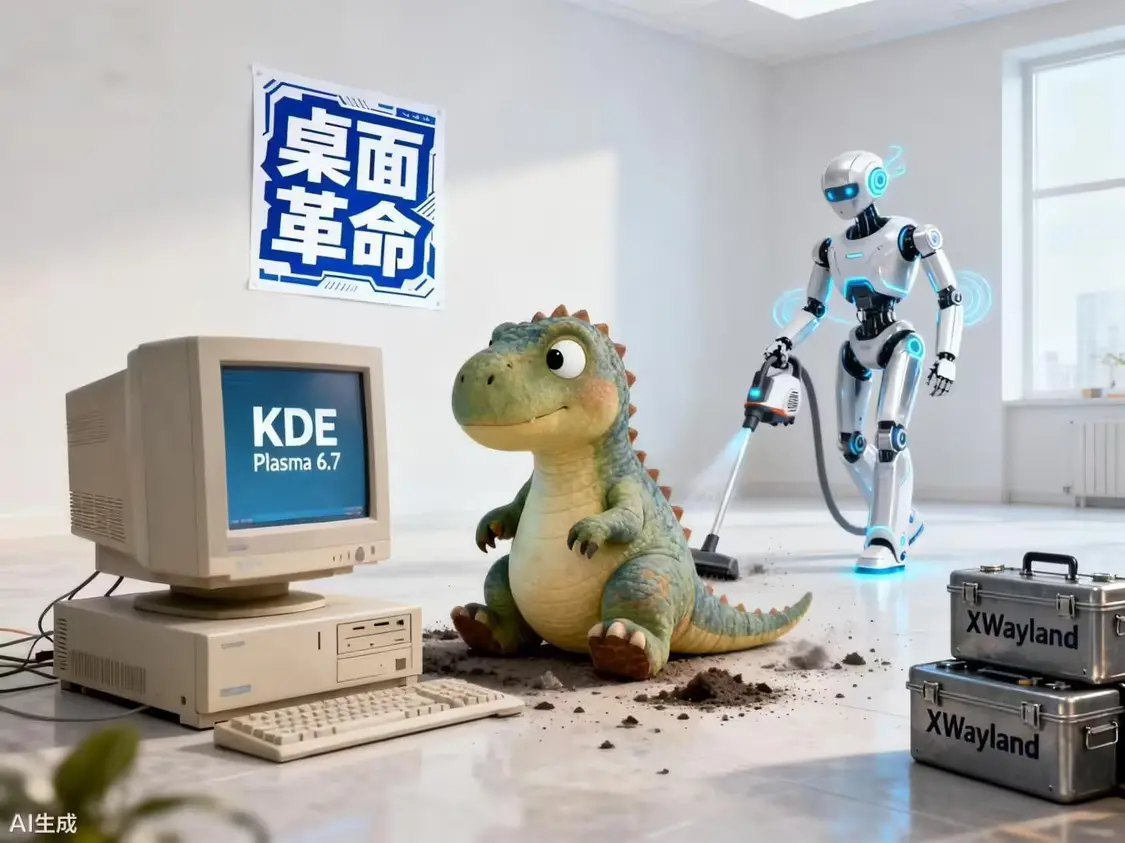 KDEPlasma6.8桌面环境将完全舍弃X11，整体切换至Wayland