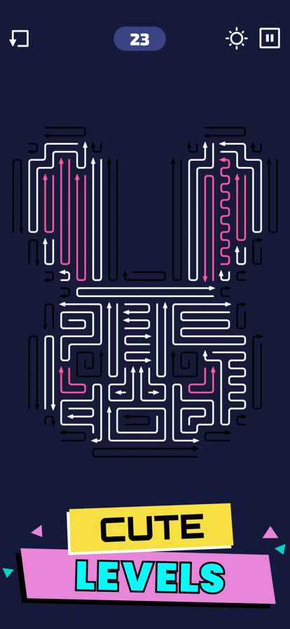 箭头迷宫图3