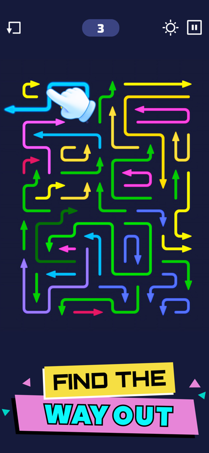 箭头迷宫图7