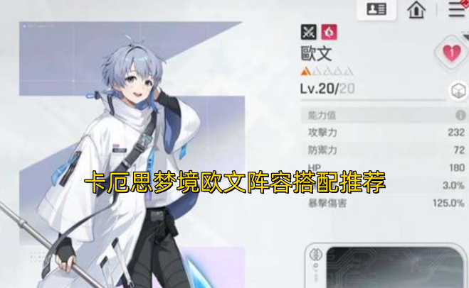卡厄思梦境欧文阵容搭配的实用建议