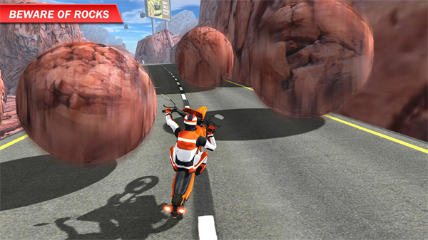 Racing on Bike