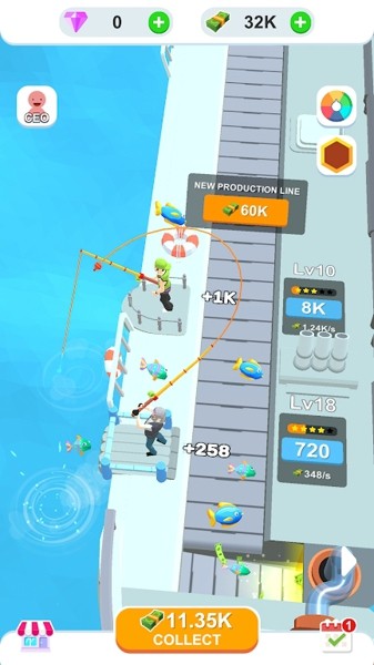 闲散的海上钓鱼图1