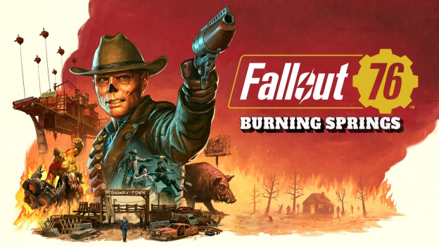 在已上线的《Fallout76》“燃烧矿镇”地图里与“尸鬼”不期而遇