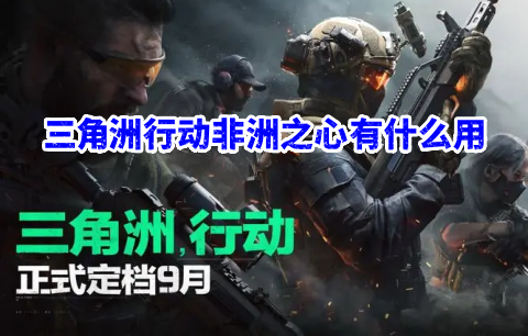 三角洲行动里的非洲之心这个道具具体有什么用途呢