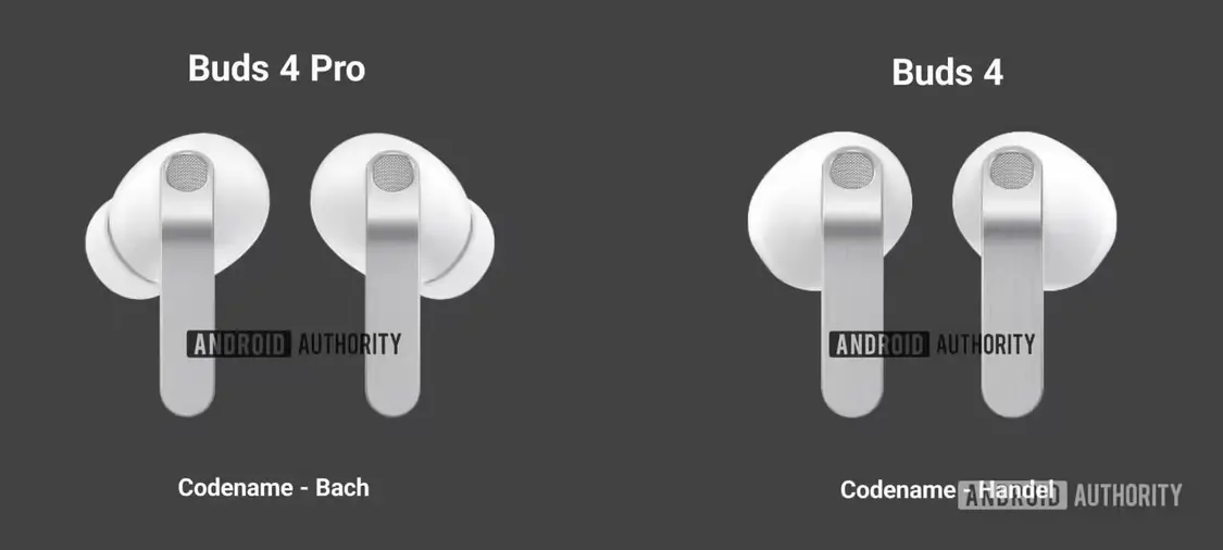 三星GalaxyBuds4/Pro耳机的电池容量信息已曝光，分别为42mAh与57mAh