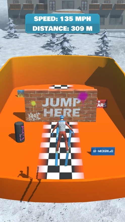 滑雪坡道跳跃图2
