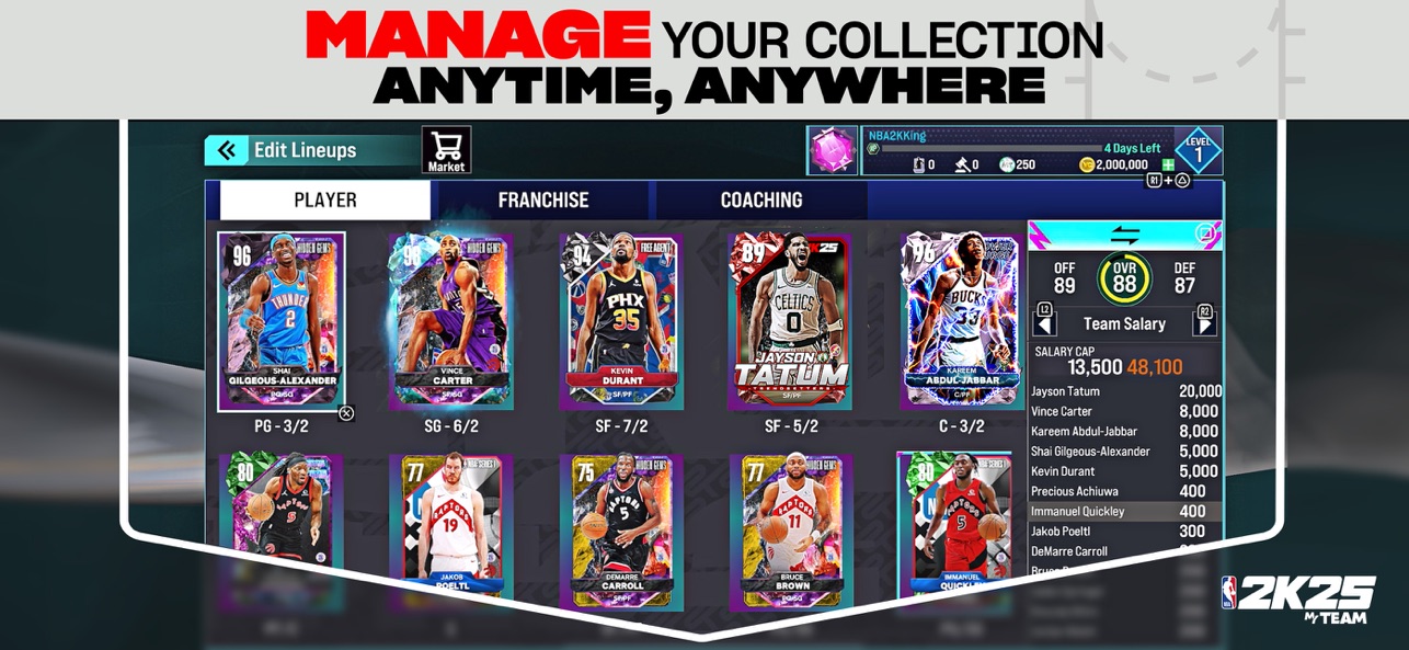 NBA2K25梦幻球队(3)