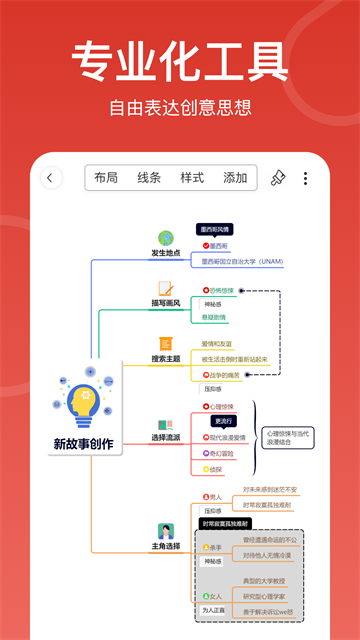 寻简思维导图安卓版图5