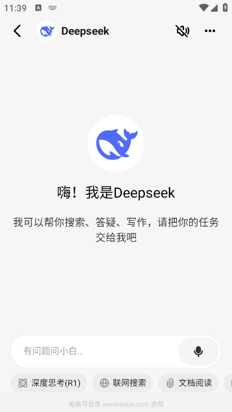 问小白deepseek图1