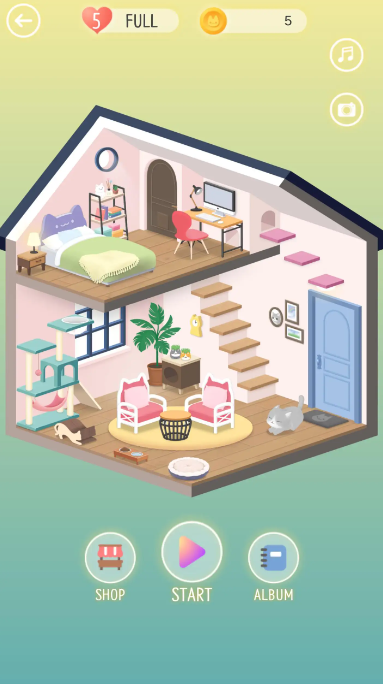 猫屋找不同游戏截图2