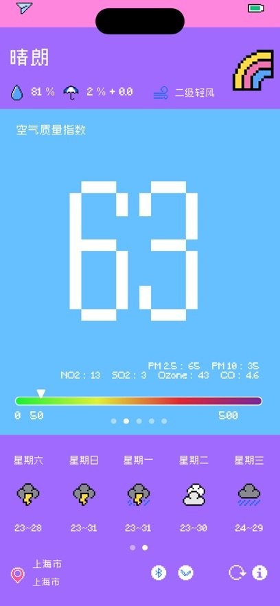 像素天气