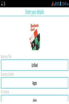 Business Card Maker手机版