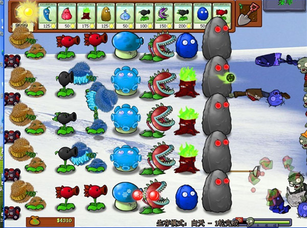 pvz冰雪版图4