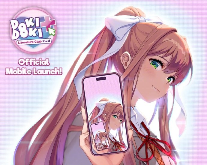 经典GAL《心跳文学部》推出免费移动端版本，这下手机可“保不住”啦！