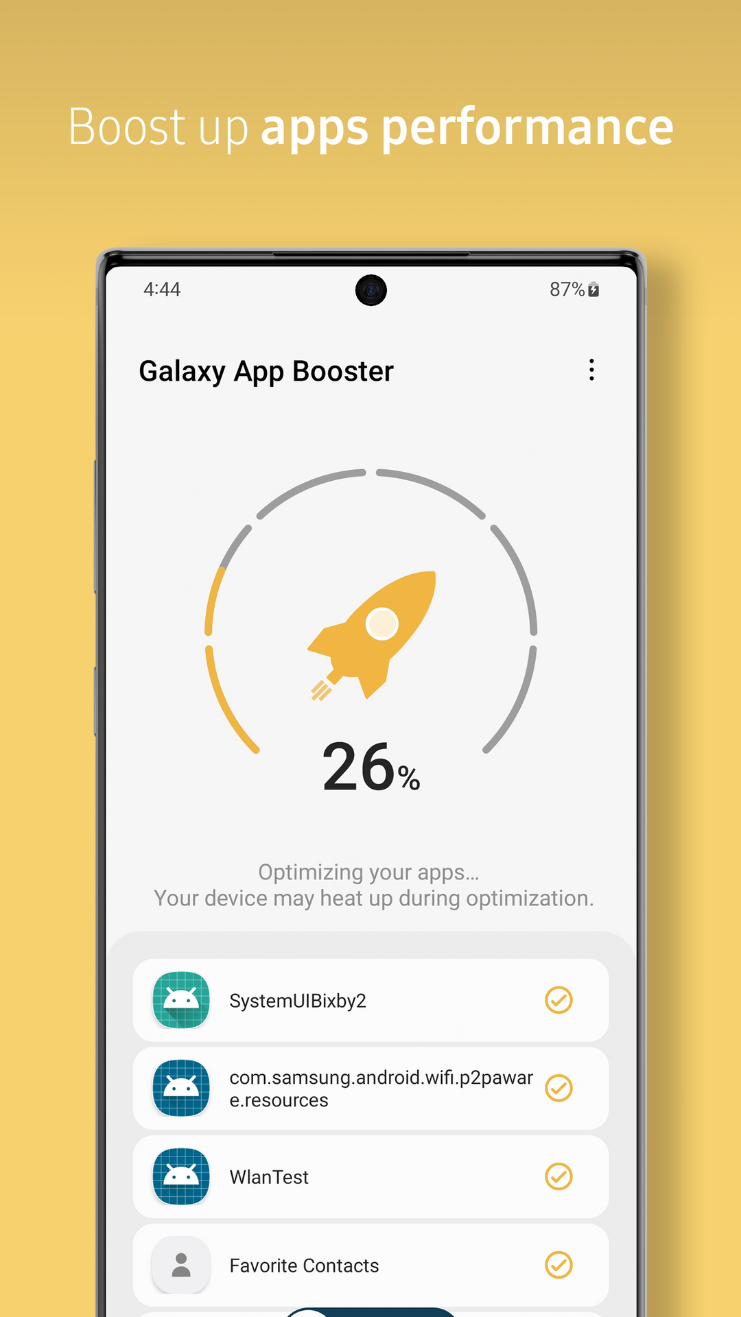 Galaxy App booster(4)
