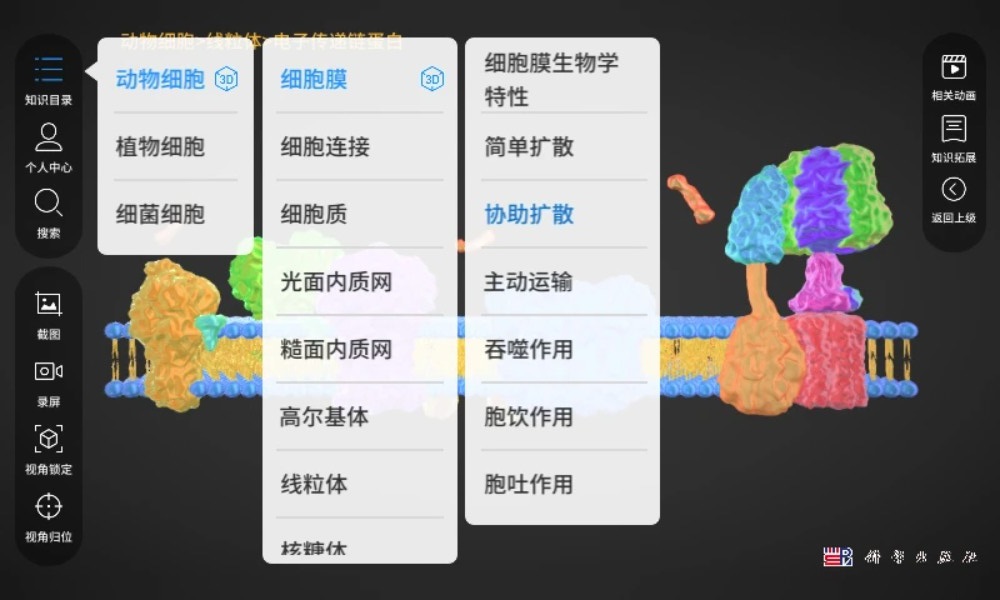细胞生物学3D资源库系统官方版图4
