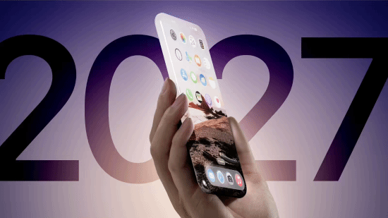 有消息称iPhone20将配备无开孔的“真全面屏”，预计2027年推出！