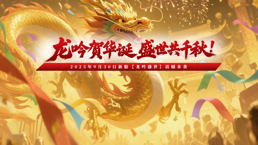 《玄天之剑》全新服务器“龙吟盛世”将于9月30日隆重开启！