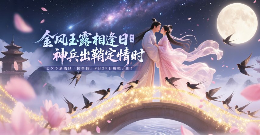 剑影划破长空，萌宠相伴江湖路，《猛将OL》七夕新服邀你共启全新征程