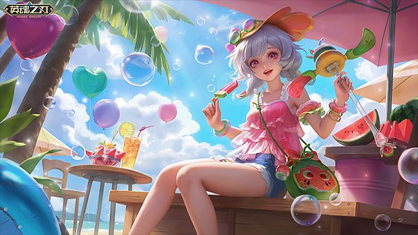 《英魂之刃》魅魔公主凉夏限定皮肤活力上线版本平衡性优化同步更新