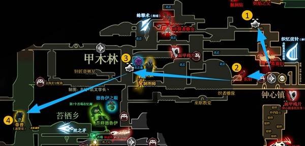 《空洞骑士丝之歌》钢魂模式速通路线大公开