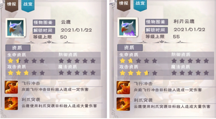 创造与魔法云鹰饲料制作方法、配方及技能介绍