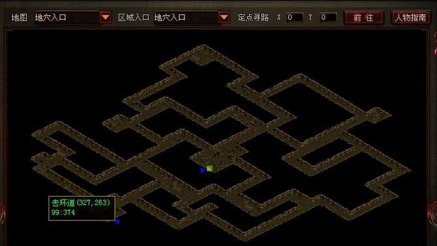 传奇世界五蛇殿的详细路线图解，教你怎么走
