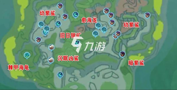 创造与魔法沉眠之海有哪些资源点资源分布位置介绍