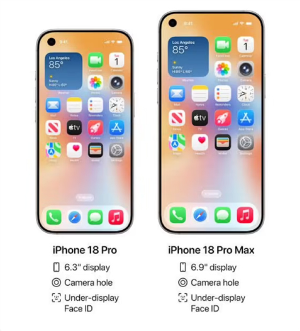 果粉恐怕要坐不住了！苹果计划对iPhone18外观进行重大调整：舍弃药丸形状的挖孔设计，转而采用左上角单挖孔方案