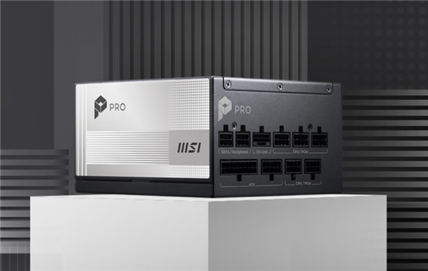 微星PROA1000PLPCIE5电源首发价699元具备ATX3.1与PCIe5.1双重认证