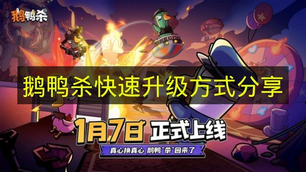 《鹅鸭杀》快速升级方法分享