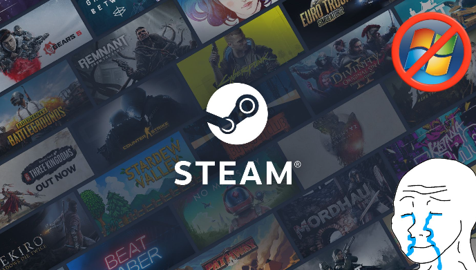 时代的眼泪！Steam即将正式停止支持Win7系统与32位用户