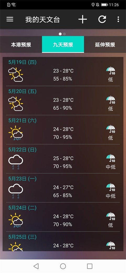我的天文台最新版