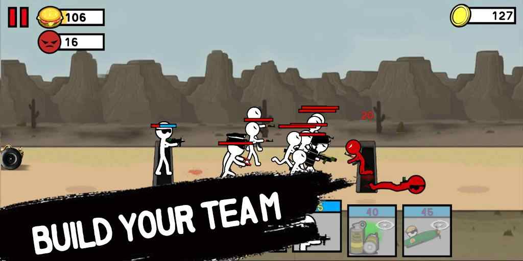 火柴人战役二战(Stickman Army)免费版